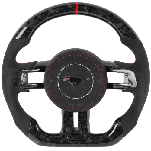 Ford Mustang FN Carbon Steering Wheel - SpeedWorks Automotive