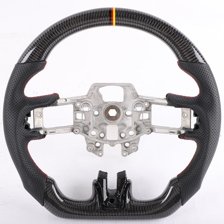 Ford Mustang FN Carbon Steering Wheel - SpeedWorks Automotive